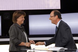 France''s Socialistelection Martine Aubry Francois Hollande