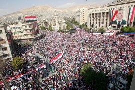 Syrians rally to support Bashar al-Assad