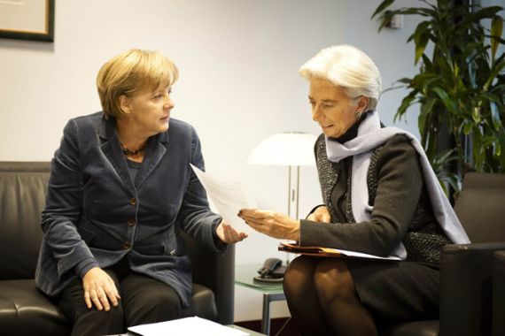 Merkel and Lagarde