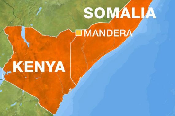 mandera kenya map somalia