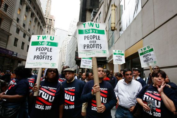 TWU local 100 transport workers united new york