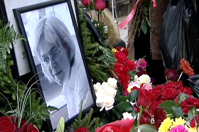 The court orders Russia to pay a total of about $23,500 to Politkovskaya's family [Al Jazeera]