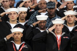 US military salute