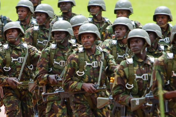 kenyan troops