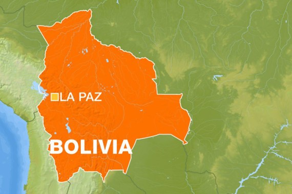 Bolivia la paz map