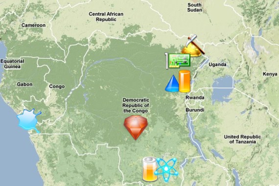 Congo map resources