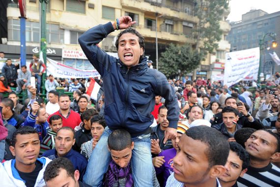 cairo protesters