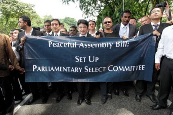 Malaysian lawyers protest
