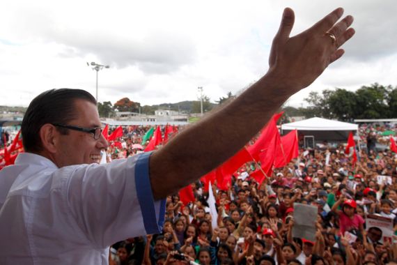 Guatemala Presidential candidate Manuel Baldizon