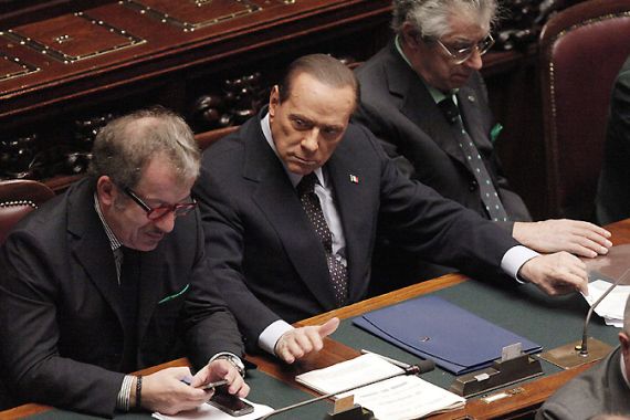 Berlusconi faces vote