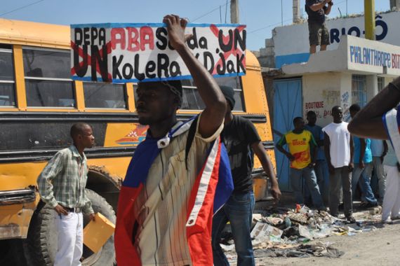 Rights group says UN spread Cholera in Haiti