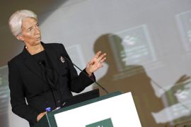 IMF International Monetary Fund chief Christine Lagarde