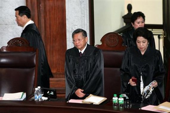 Philippines supreme court justice chief