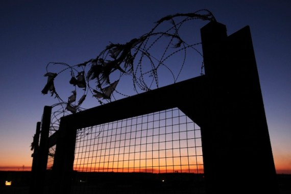Barbed wire in Iraq
