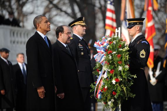 Barack Obama and Nuri al-Maliki