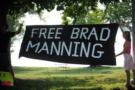 Free Bradley Manning Protests