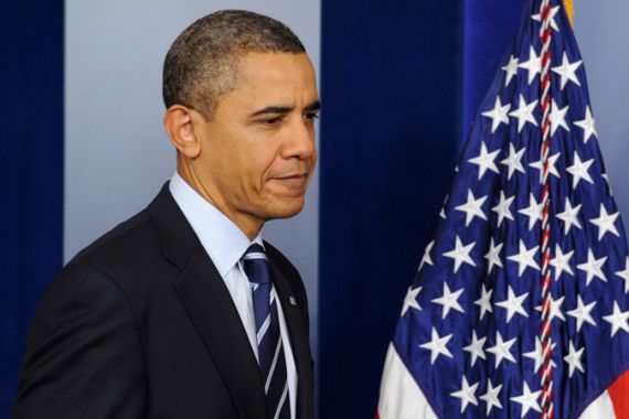 Barack Obama and the American Flag