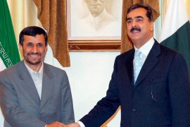 Ahmadinejad and Gillani