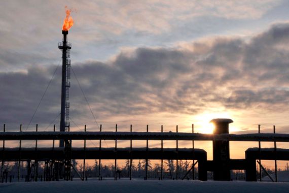 Gas fields Siberia