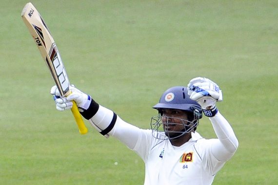 Sri Lanka''s batsman Kumar Sangakara