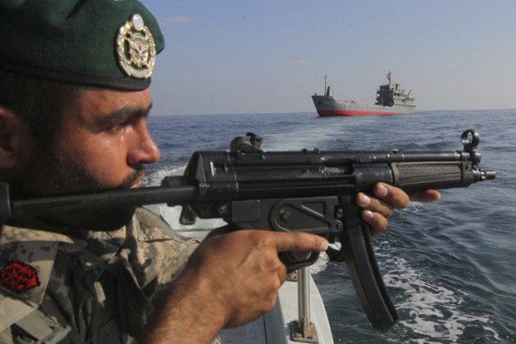 Iranian naval drill