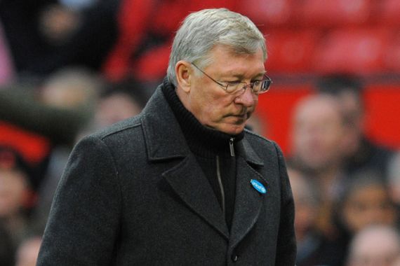 Manchester United''s Scottish manager Sir Alex Ferguson