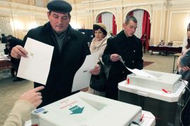 Russian Parliamentary Elections Polling Station
