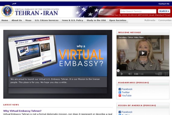 US virtual embassy for Iran