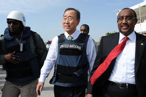 Ban ki-moon visits Somalia