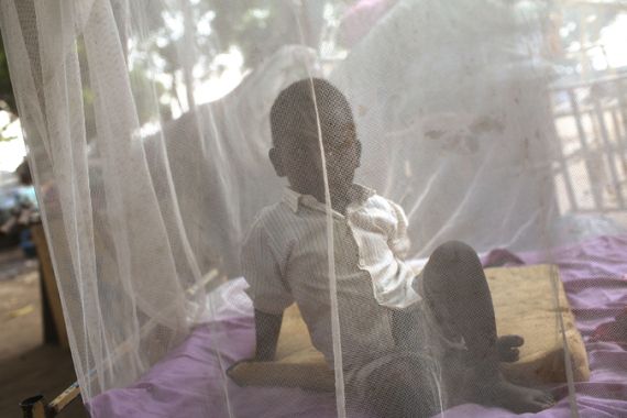 Malaria mosquito net South Sudan [GALLO/GETTY]