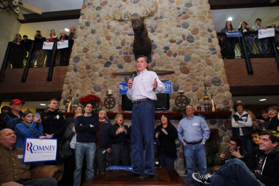 Romney at Iowa event