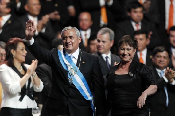 Guatemala president sworn in