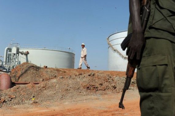 Southern Sudanese Khartoum soldier oil