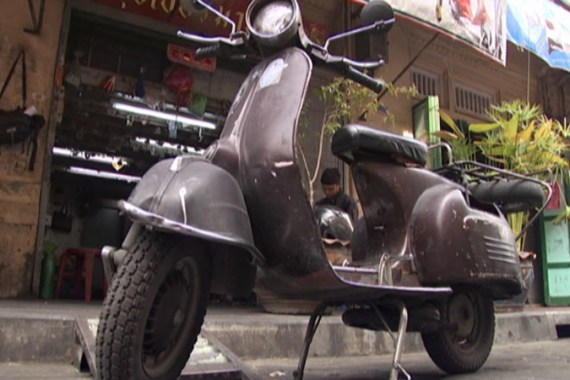 In Bangkok Vespas combine substance and style