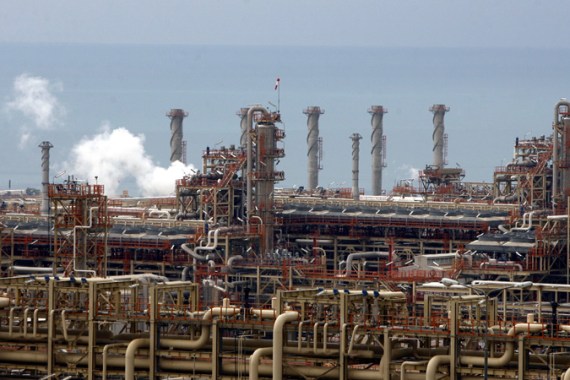 Iran oil production facility