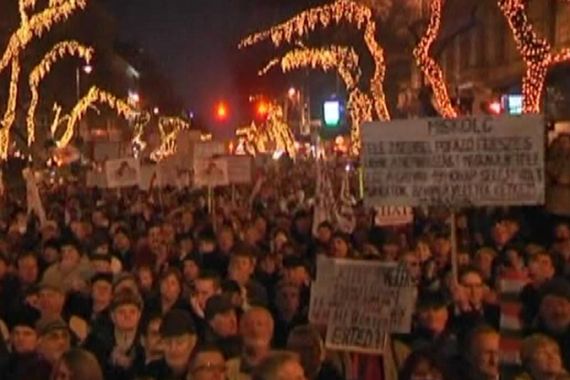 Hungary protest