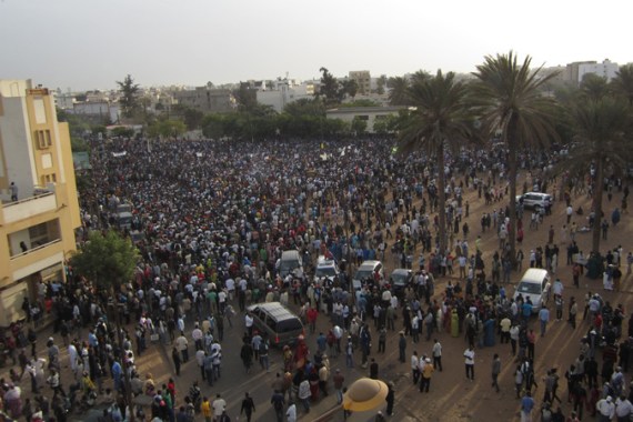 Senegal protest in Dakar [Megan Rediff]