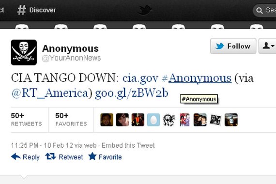 CIA hacked Anonymous