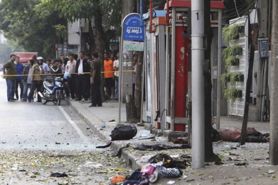 Bangkok, Thailand bomb blast