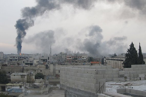 Shelling of Homs by security forces