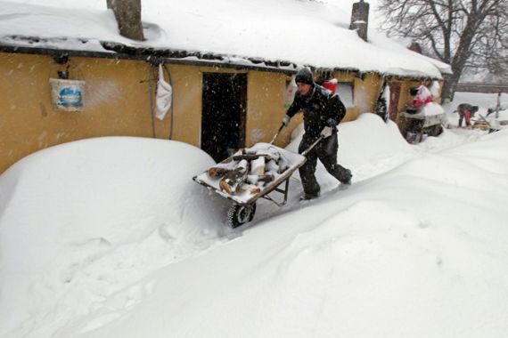 Romania snow