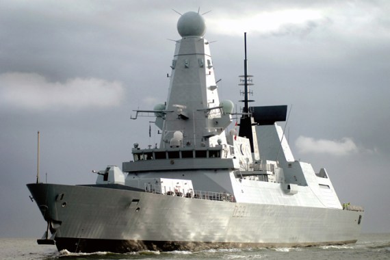 UK warship argentina