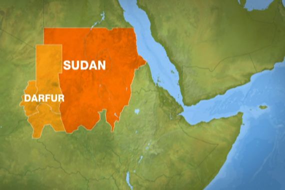 Map showing Sudan | Darfur