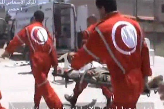Red cross attempts to halt violence in Syria