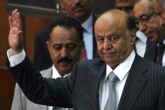 Saleh hands power to Hadi in Yemen