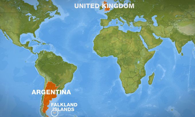 Falklands map