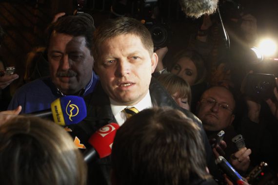 Slovakia s social democratic political party leader Smer Robert Fico