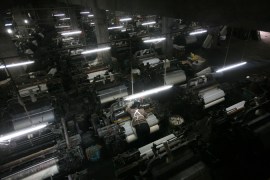 China textile factory