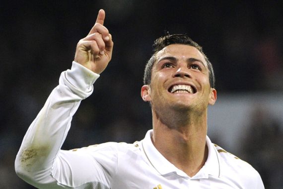 Real Madrid''s Portuguese forward Cristiano Ronaldo