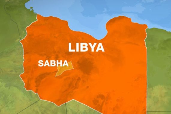 Libya map including Sabha